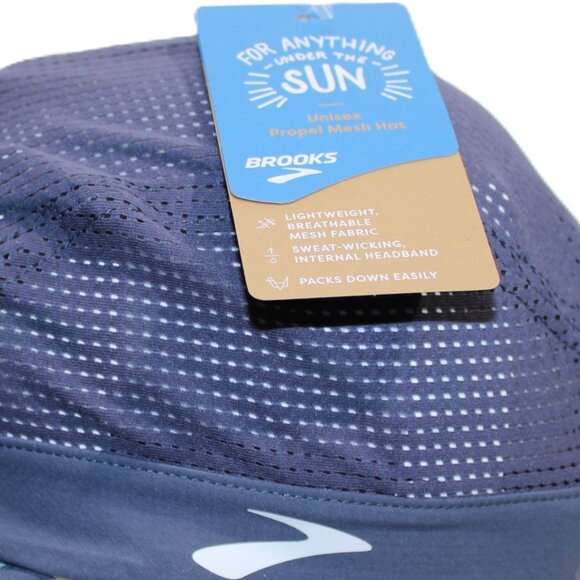Brooks Running Run Propel Mesh Hat Concrete Cloud Dye Print 280459 main image 4